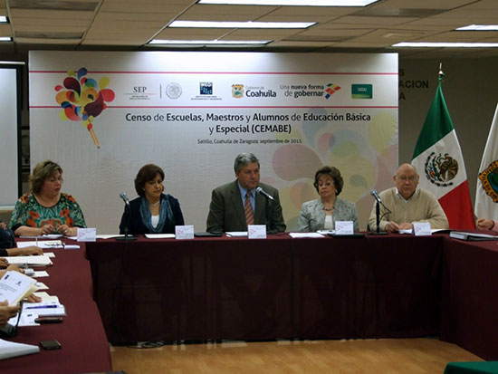 Da inicio censo de escuelas y alumnos en Coahuila