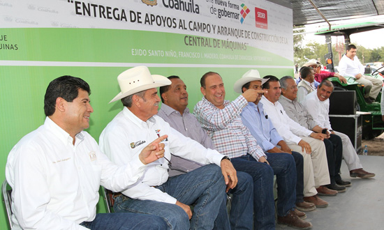 Inicia Rubén Moreira la construcción de la Central de Máquinas Regional de la Región Laguna
