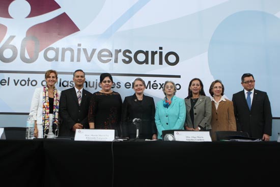 Se realiza evento conmemorativo 60 Aniversario del voto de las mujeres en México