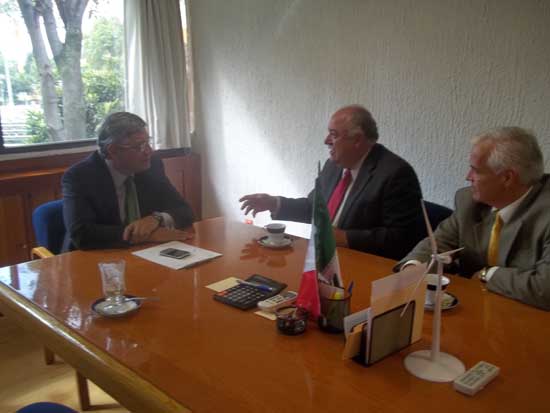 Se reune el alcalde Melchor Sánchez con directivos de la CFE