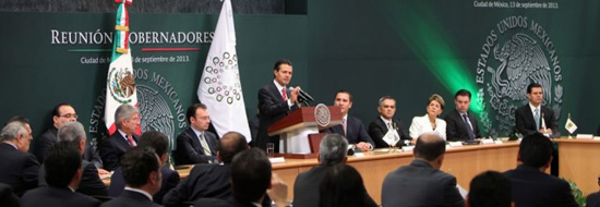 Se reune Enrique Peña Nieto con gobernadores