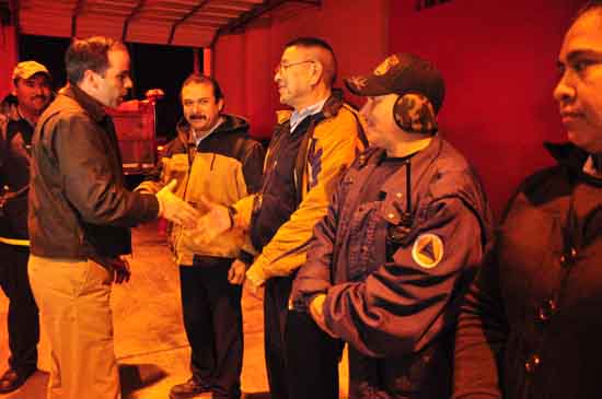 Alcalde inicia gestión con visita a cuerpos de seguridad, bomberos y protección civil  