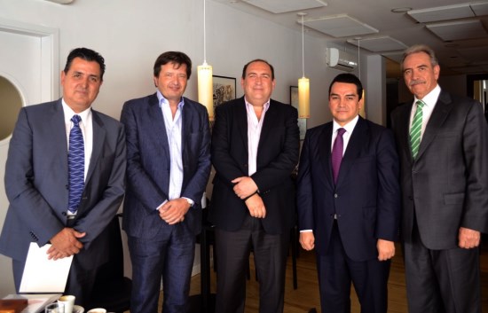 Se reúne Rubén Moreira con el presidente de la Cámara de Comercio Uruguayo Mexicana (CAMURMEX)