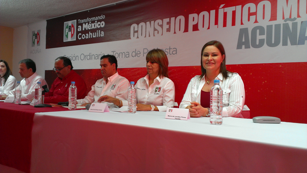 Asume Cuauhtemoc Arzola presidencia del PRI en Acuña