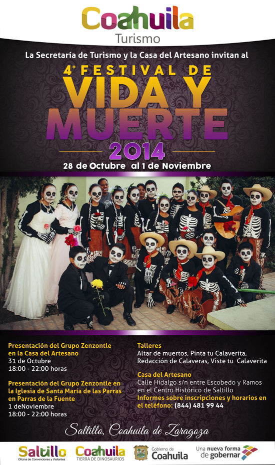 Celebrará Región Sureste el Festival de Vida y Muerte 2014 