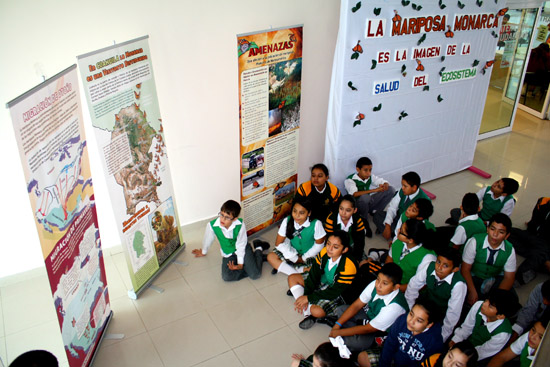 Imparte Ecología platicas a escuelas por migración de mariposa Monarca 
