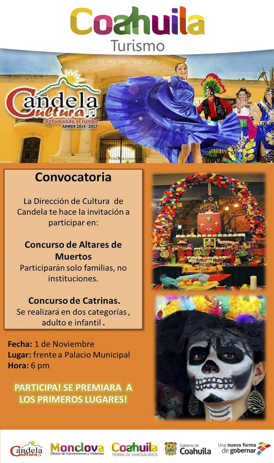 Invita Coahuila a celebrar en grande el Día de Muertos 