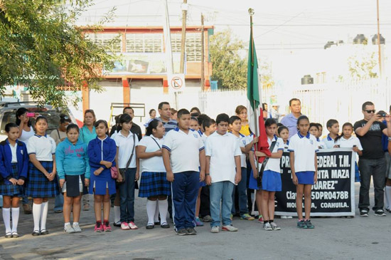 Recuerdan natalicio de Don Francisco I Madero con ceremonia cívica 