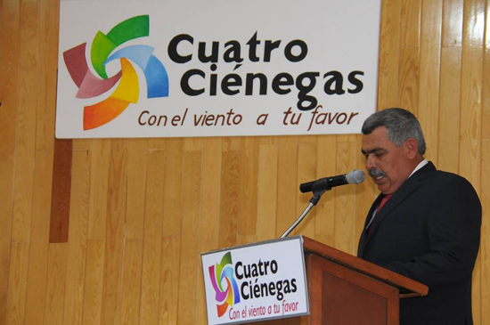 Atestigua Alcalde Licenciado Gerardo García avances del municipio de Cuatro Ciénegas este año 