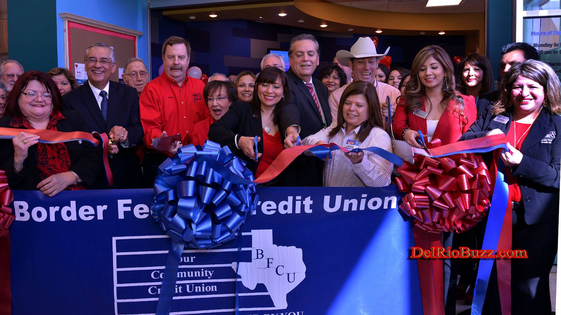  Border Federal Credit Union Ribbon Cutting today at HEB