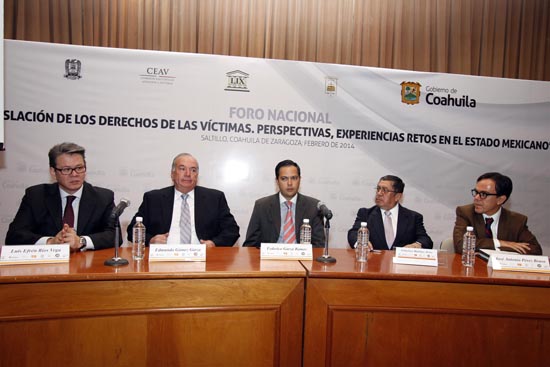 Inicia el Foro Nacional sobre la Ley General de Víctimas, perspectivas, experiencias y retos del Estado Mexicano 