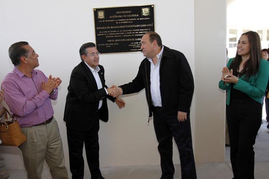 Crece infraestructura en la UA de C, inauguran nuevo edificio de la PVC en Matamoros 