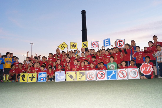 Inaugura César Gutiérrez escuela de fútbol municipal infantil “Venados” 