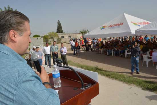 Inicia el alcalde Evaristo Lenin Pérez Rivera el programa: “Tu Casa en Movimiento” 