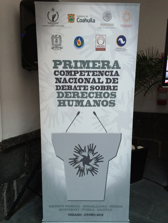 Lanzan convocatoria para la Primera Competencia Nacional de Debate sobre Derechos Humanos 
