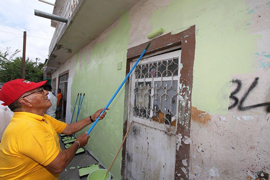 “Pintando Sonrisas” mejorará las fachada de cinco mil viviendas en Coahuila