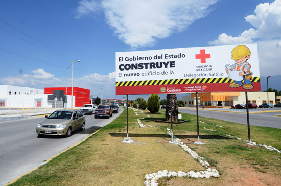 Apoya gobierno del estado la construcción del edificio de la Cruz Roja 