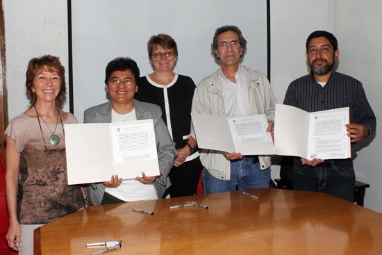 Firma convenio Facultad de Ciencias Químicas con la Universidad Nacional del Río Cuarto de Argentina 