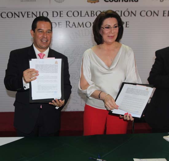 Firman convenio de colaboración de PROFECO con el municipio de Ramos Arizpe 