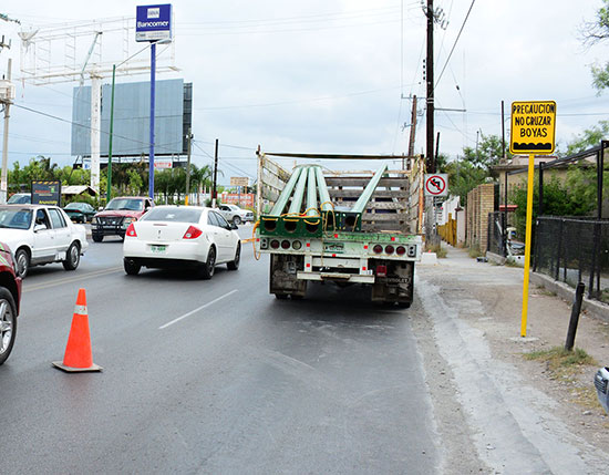 Presenta avance del 80 por ciento rehabilitación del alumbrado público en segmento de avenida Emilio Carranza