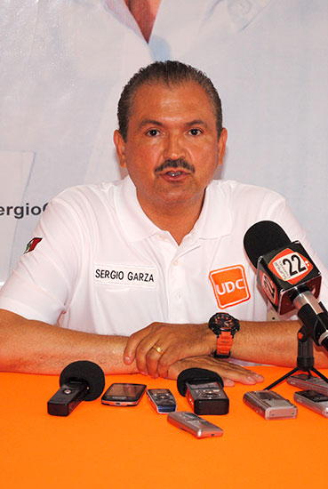 Presenta Candidato de UDC Sergio Garza plataforma política