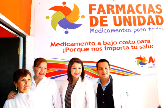 Realiza presidenta del DIF inauguración de la tercer “Farmacia de Unidad” 2014 