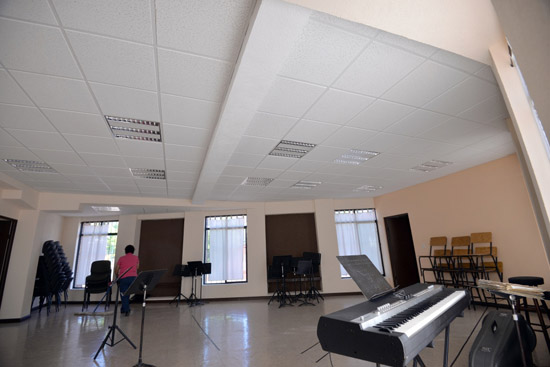 Realizan mejoras a Centro Cultural de Estudios Musicales 
