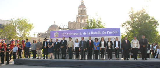 Recuerdan Aniversario de la Batalla de Puebla 
