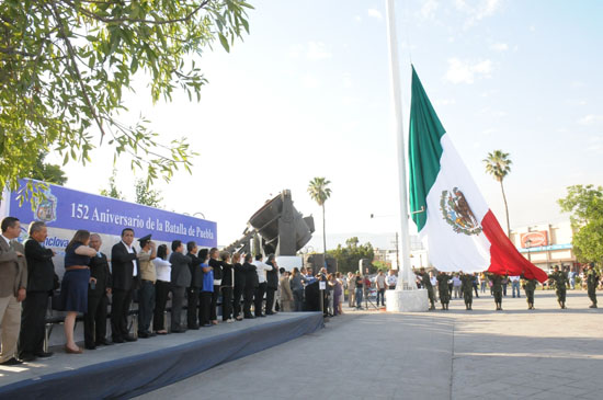 Recuerdan Aniversario de la Batalla de Puebla 