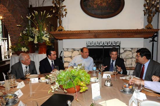 Rubén Moreira se reunió con el embajador de México en Uruguay y el Secretario General de “Aladi”