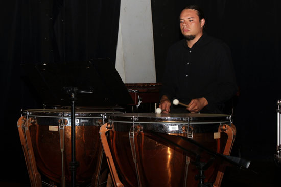 Escuela Superior de Música de la UA de C presentó Examen Recital de Percusiones 
