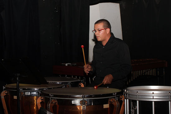 Escuela Superior de Música de la UA de C presentó Examen Recital de Percusiones 
