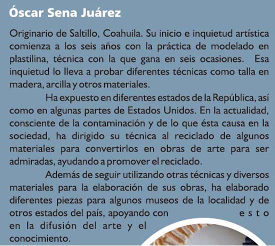 Invita UA de C a la exposición Entre Metales y Otros Materiales "Arte Reciclado" 