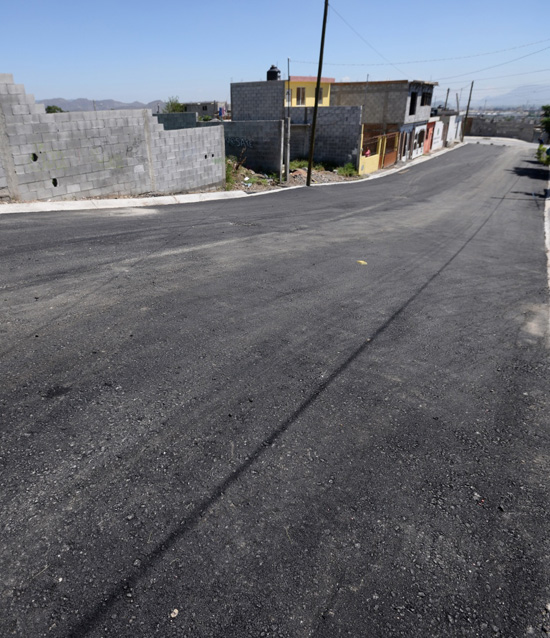 Concluye pavimentación en calle Loma Bonita 