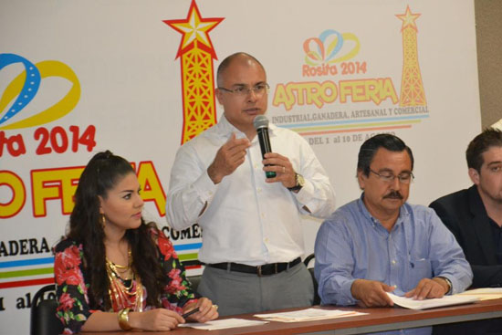 Presentan espectacular cartelera de Astro Feria Rosita 2014 
