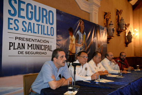 Presentan Plan Integral de Seguridad Pública de Saltillo 