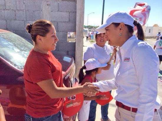 Sonia Villarreal consolida campaña cercana a la gente 