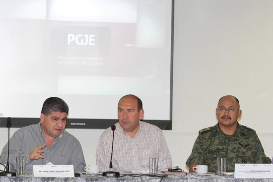 Encabeza Rubén Moreira reunión del grupo de coordinación operativa de La Laguna 