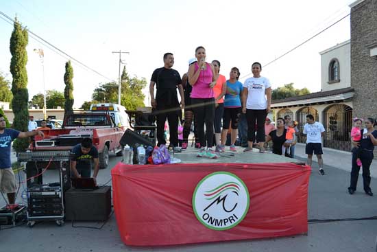 Con gran éxito se realizo el “Maratón de Zumba” en Nueva Rosita 