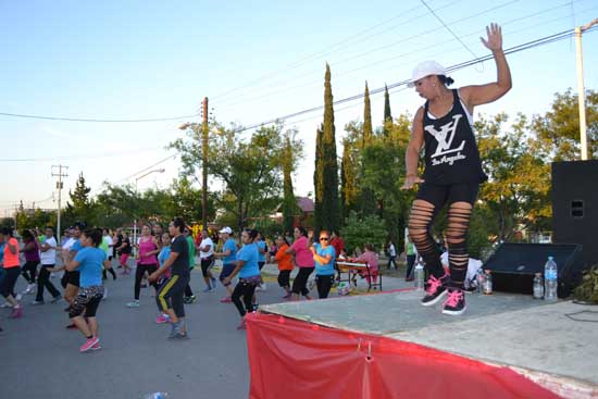 Con gran éxito se realizo el “Maratón de Zumba” en Nueva Rosita 