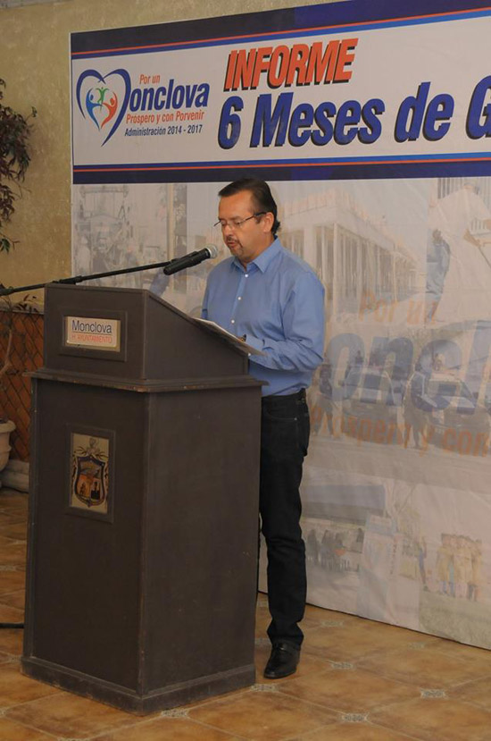Cumple Alcalde Licenciado Gerardo García a la Coparmex con el informe de seis meses de gobierno 