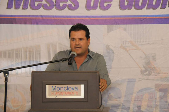 Cumple Alcalde Licenciado Gerardo García a la Coparmex con el informe de seis meses de gobierno 
