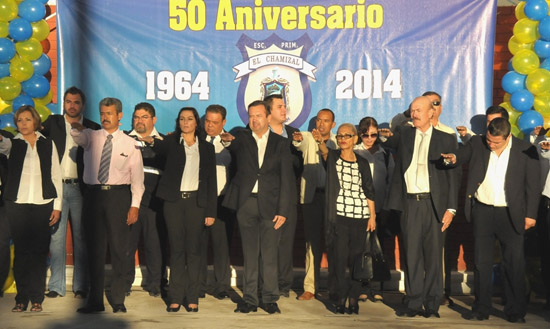 Festejan el 50 Aniversario de la Primaria El Chamizal 