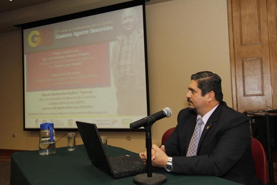 Inicia Tercer Ciclo de Conferencias de la Cátedra “Gustavo Aguirre Benavides” 