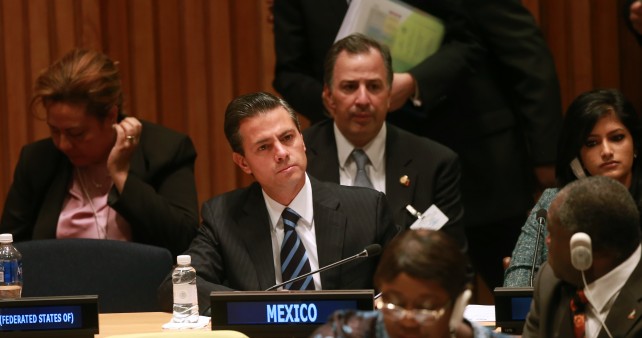  Para México, enfrentar el cambio climático es un compromiso de Estado: Presidente Enrique Peña Nieto