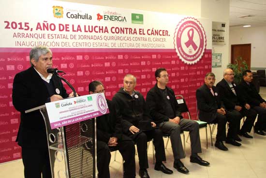 Anuncia gobierno de Rubén Moreira centro oncológico 