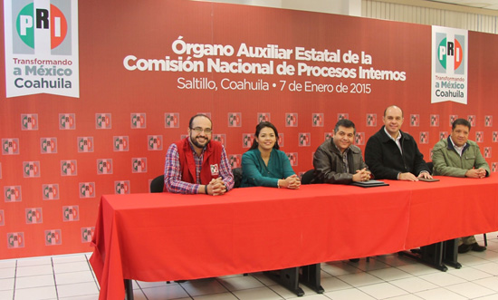Francisco Saracho, Armando Luna y Jericó Abramo para los distritos electorales 1, 4 y 7 en Coahuila