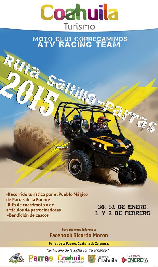 Preparan vehículos todo terreno para la Ruta Saltillo-Parras 2015 