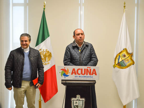 Presiden gobernador Rubén Moreira y alcalde Lenin Pérez reunión de seguridad 