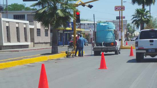 Refuerza gobierno municipal de San Juan de Sabinas labores para mejorar imagen urbana 